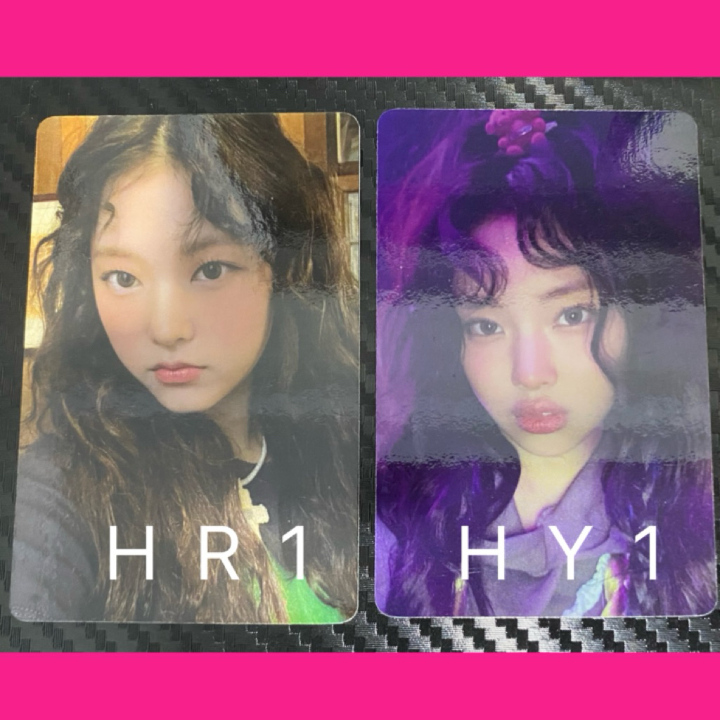 PHOTOCARD NEWJEANS / double-sided / official photocard newjeans / girl group photocard