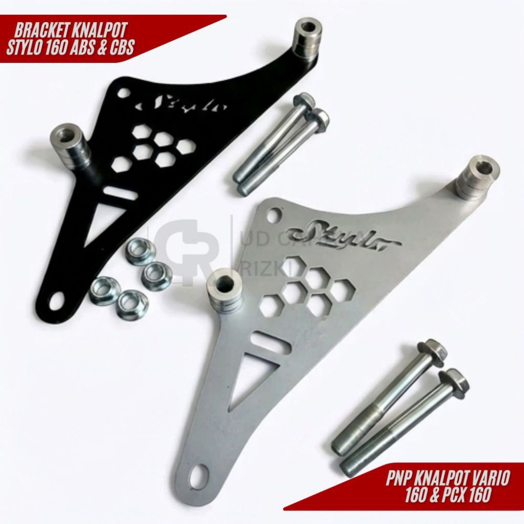 Breket Arm Knalpot Honda Stylo PNP Knalpot Vario 160 & Pcx 160 New Style Besi Tebal Bosh Duralium Te