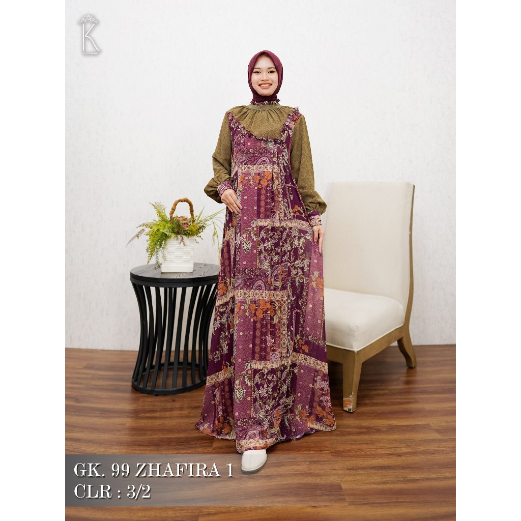 Gamis Premium ZHAFIRA 1 by Luna Hijab Indonesia