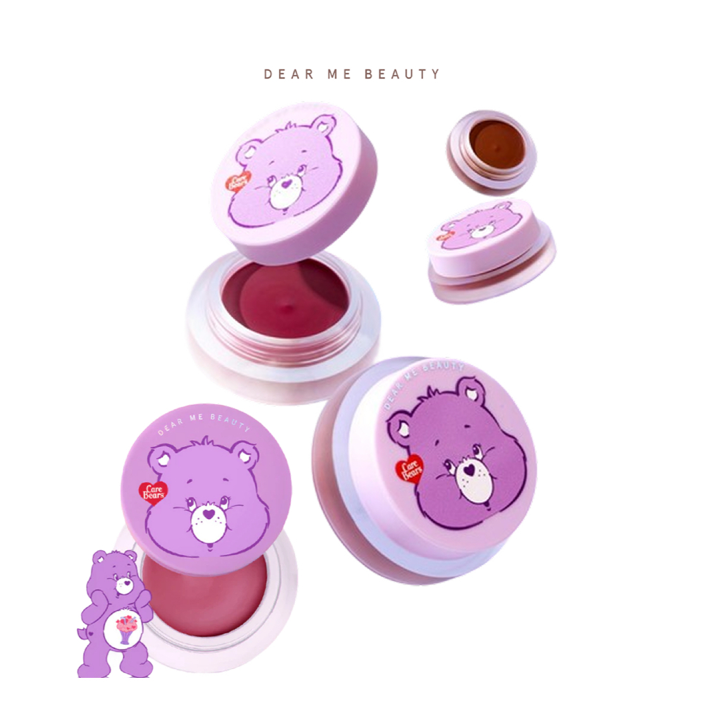 Dear Me Beauty X Care Bears Beary Lip Cotton pilihan varian: share Smile / joy / hope / kindness / L