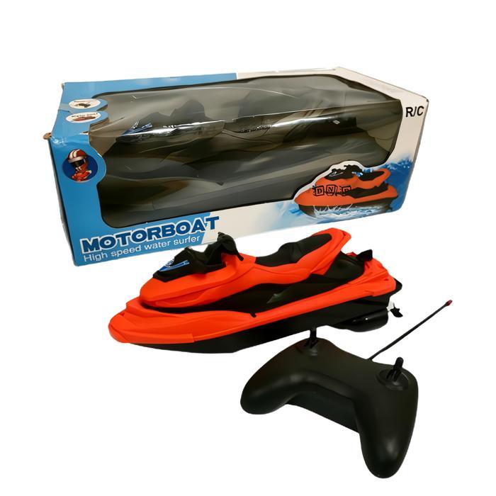 Mainan Anak RC Motorboat Speedboat Jetski Remote Control Jalan Di Air