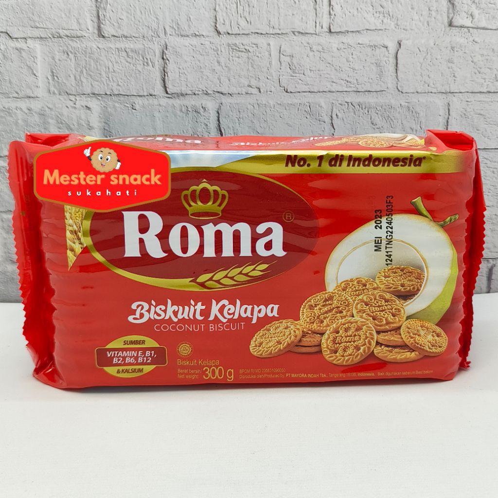 Roma Biskuit Kelapa 300 Gram | Roma Kelapa | Biskuit Roma