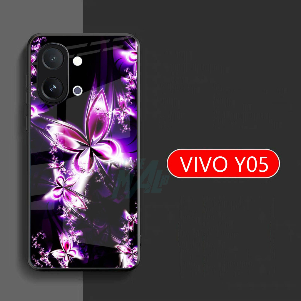 Softcase Kaca glossy VIVO Y05 Terbaru - Case Hp VIVO Y05 - Casing Hp VIVO Y05 - Pelindung Hp Vivo Y0