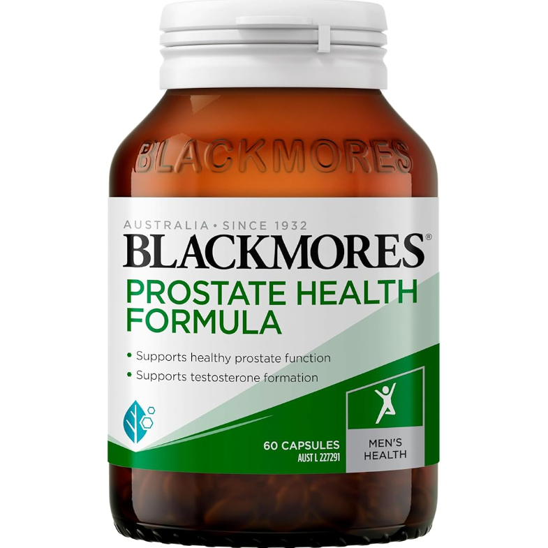 Blackmores Prostate Health Formula - Ekstrak Saw Palmetto & Zinc untuk Kesuburan & Hormon Pria
