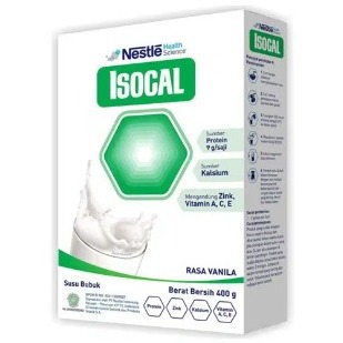ISOCAL SUSU BUBUK NESTLE 400 GR RASA VANILA
