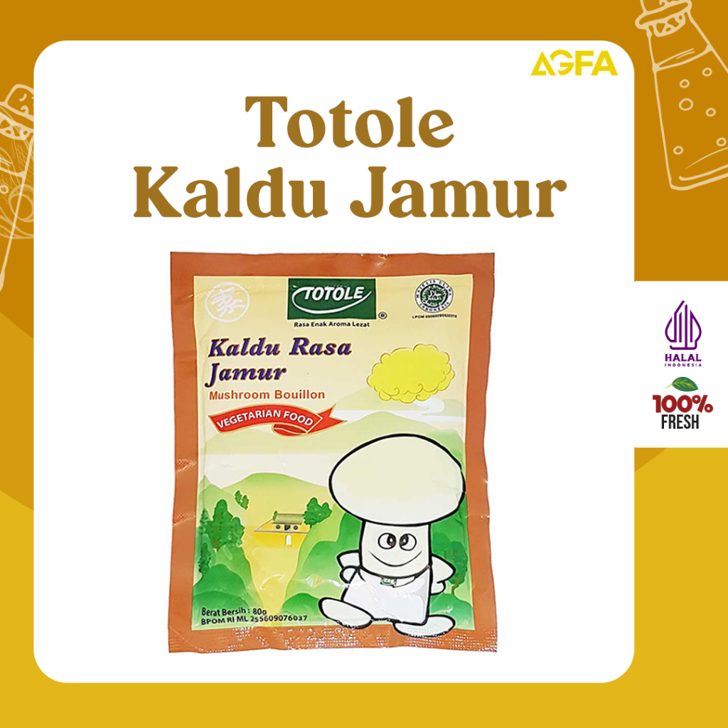 Totole Kaldu Jamur / Totole 40 gram / Totole 80 gram / Kaldu Jamur / Penyedap Masakan