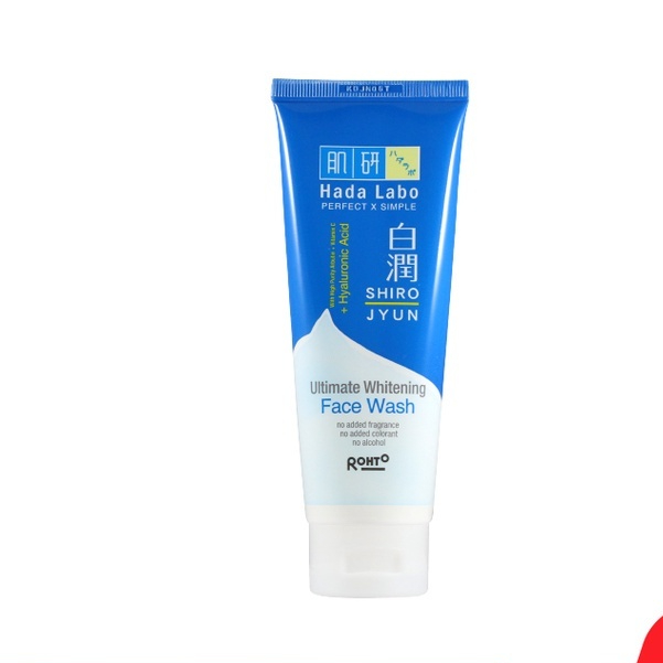 Hada Labo Shirojyun Ultimate Whitening Face Wash - Kecil