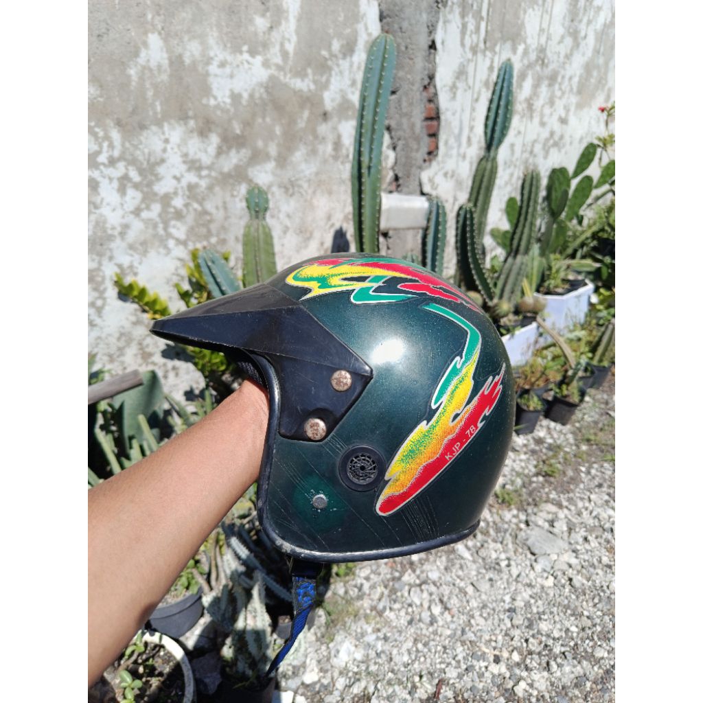 •Helm KJP Original Vintage Jadul•