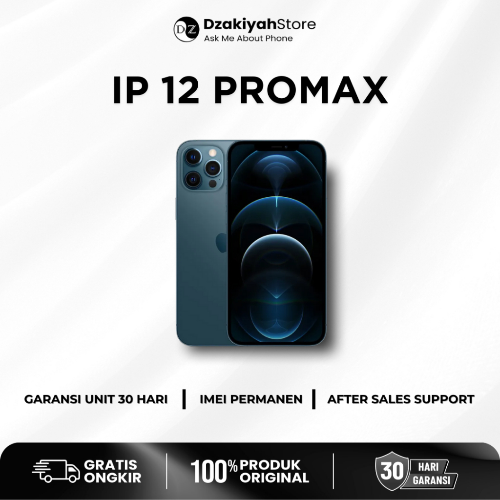 [Dzakiyah Store] iPHONE 12 PRO MAX 128GB 256GB 512GB SECOND ORIGINAL ALL OPERATOR