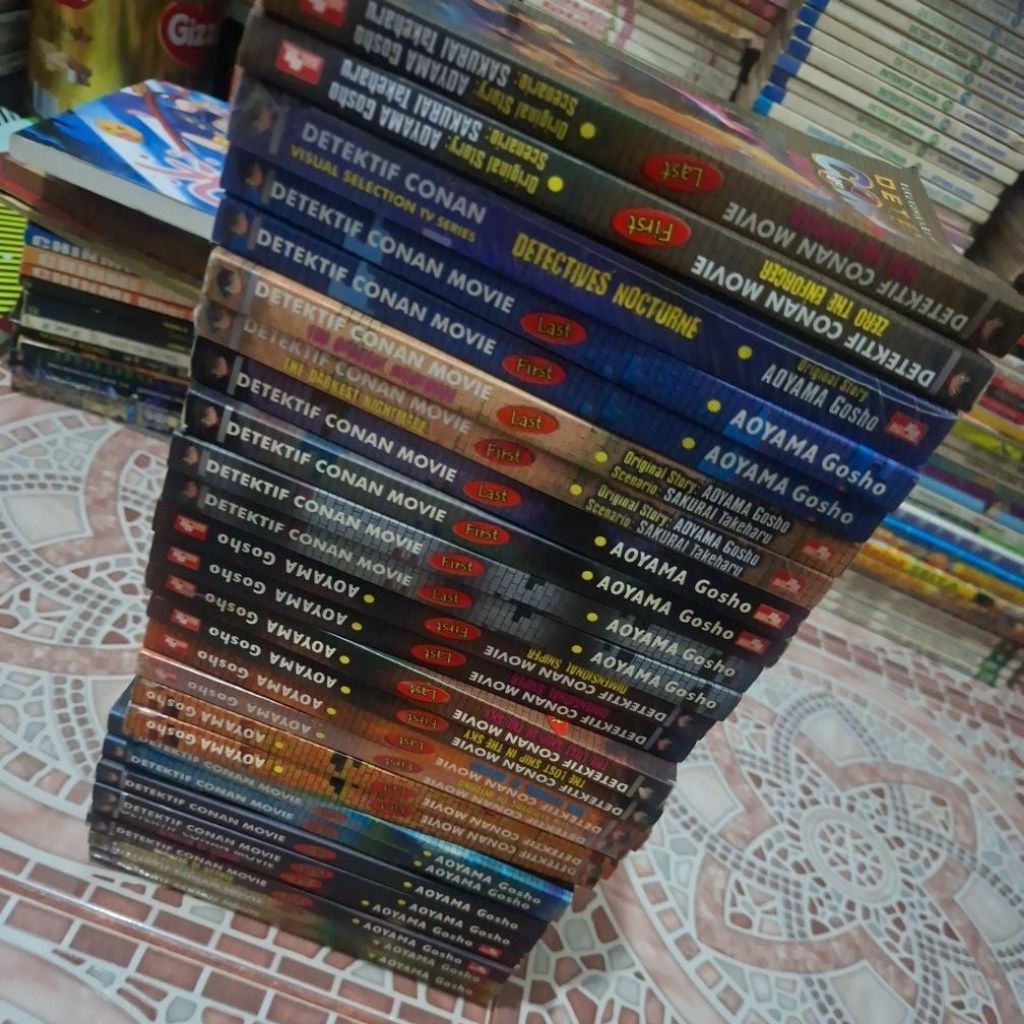 komik detektif Conan movie set tamat