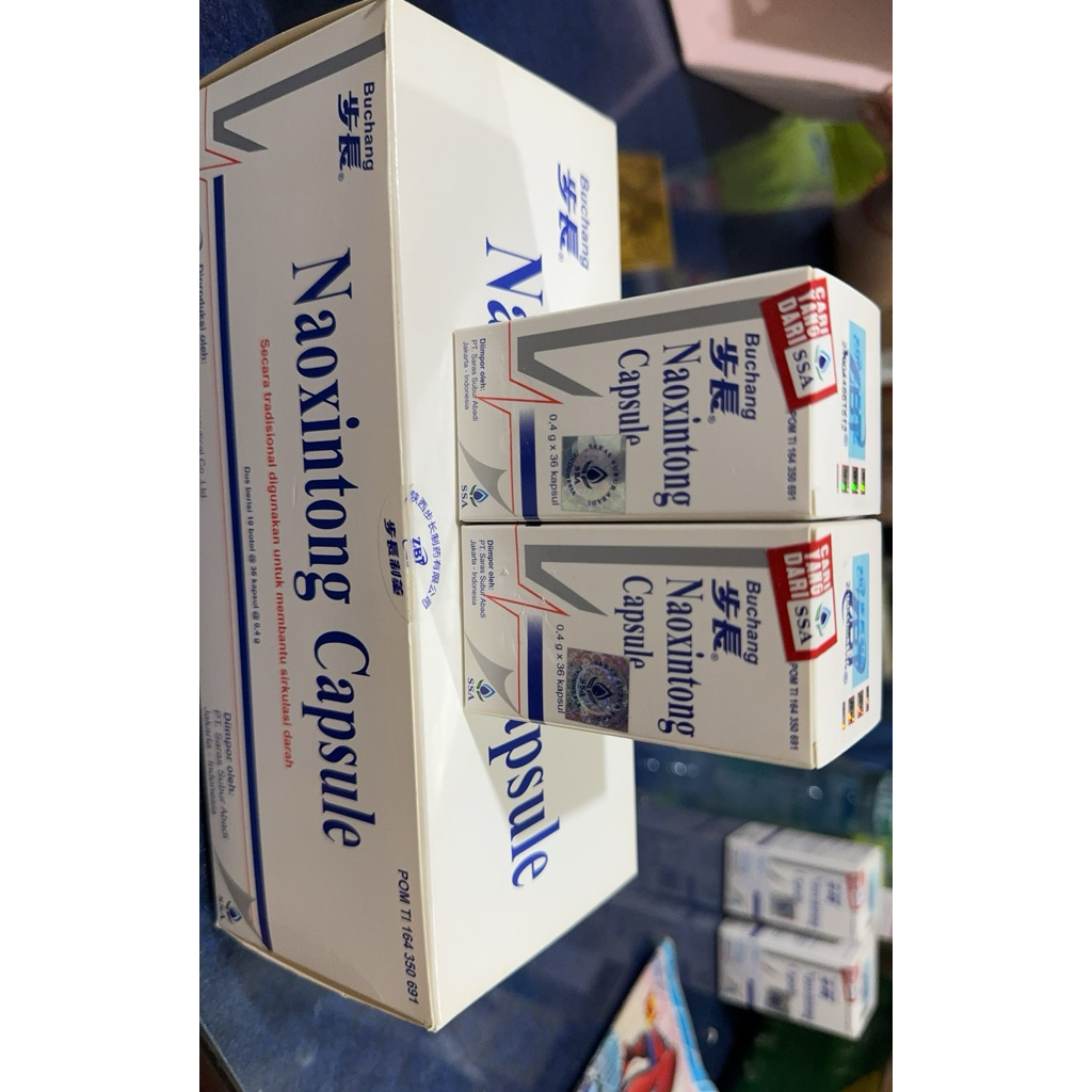 Buchang Naoxintong Capsule 36 Kapsul - Obat Tradisional China untuk Stroke dan Hipertensi