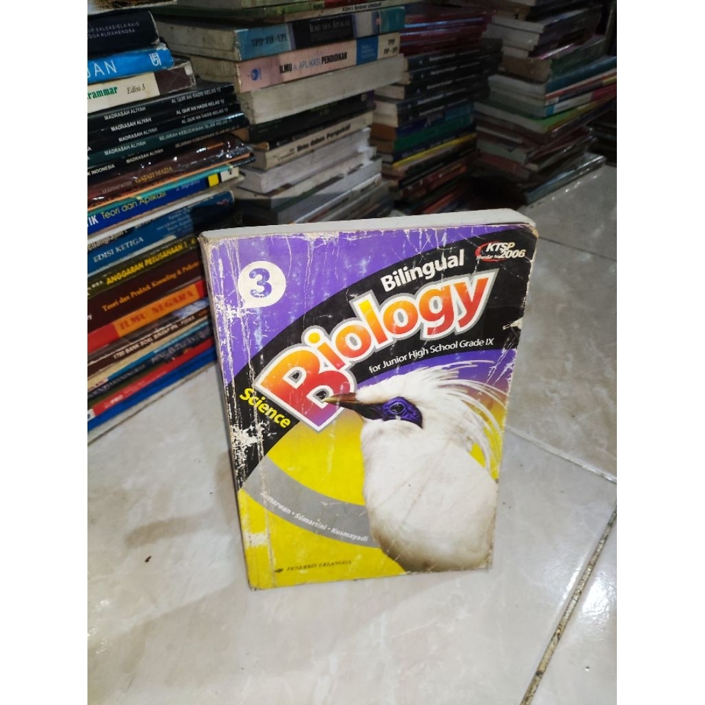 BUKU BILINGUAL SCIENCE BIOLOGY 3 KLS 9 SMP MTS