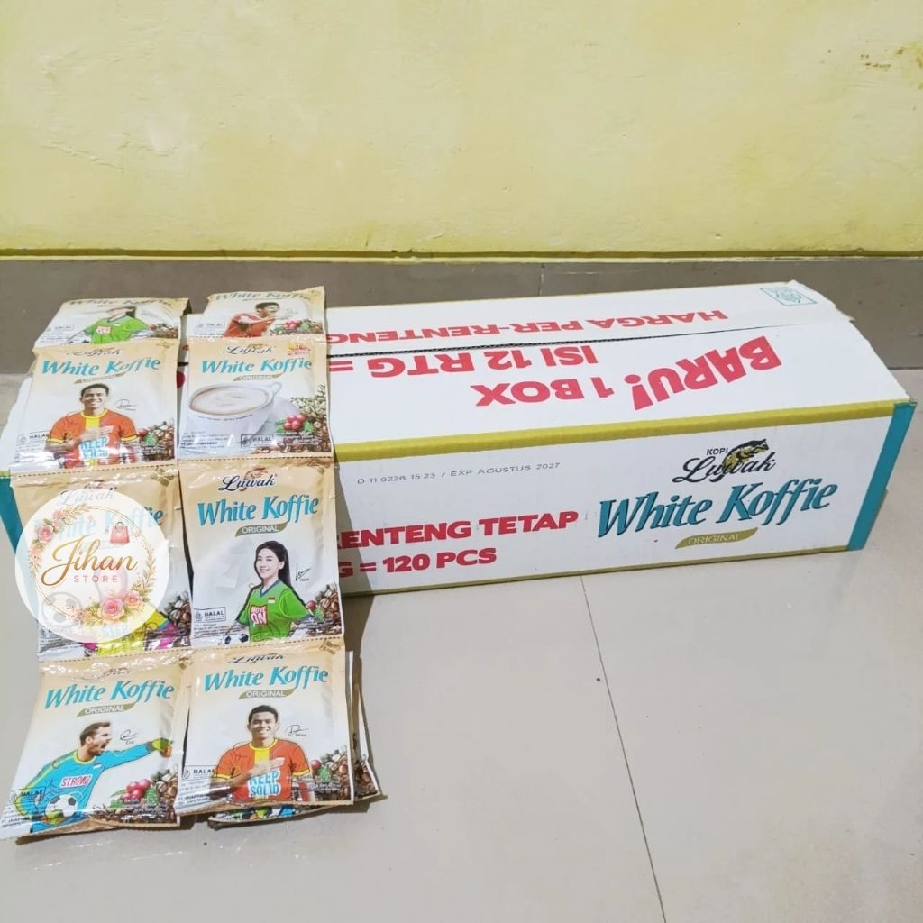 Kopi Instan Luwak White Koffie 1 Dus isi 120 sachet