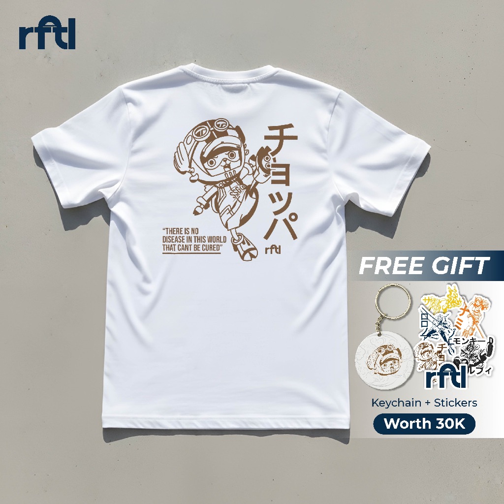 Baju Anime One Piece - Chopper - Kaos Anime  Kaos One Piece  T-Shirt Anime One Piece