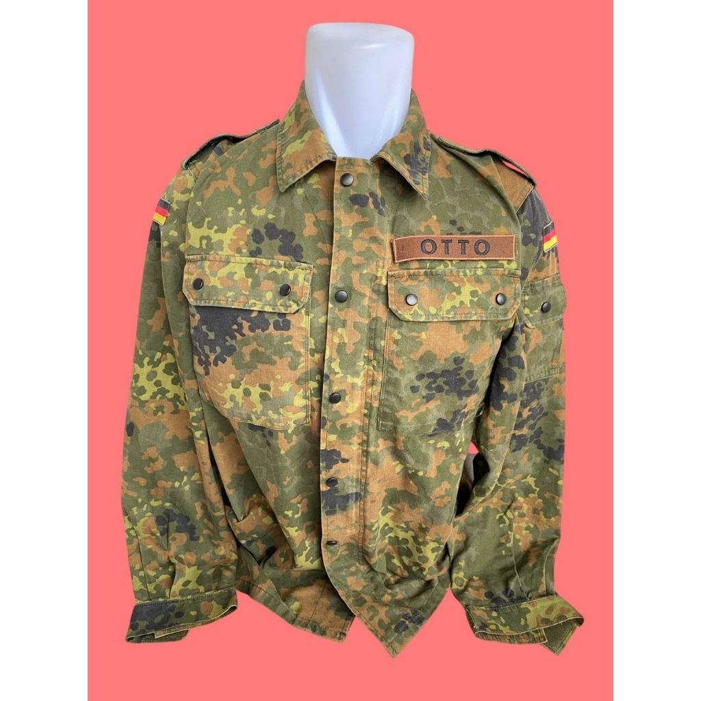 Kemeja BDU Camo Loreng Flecktarn Tentara Jerman Army Original (44)