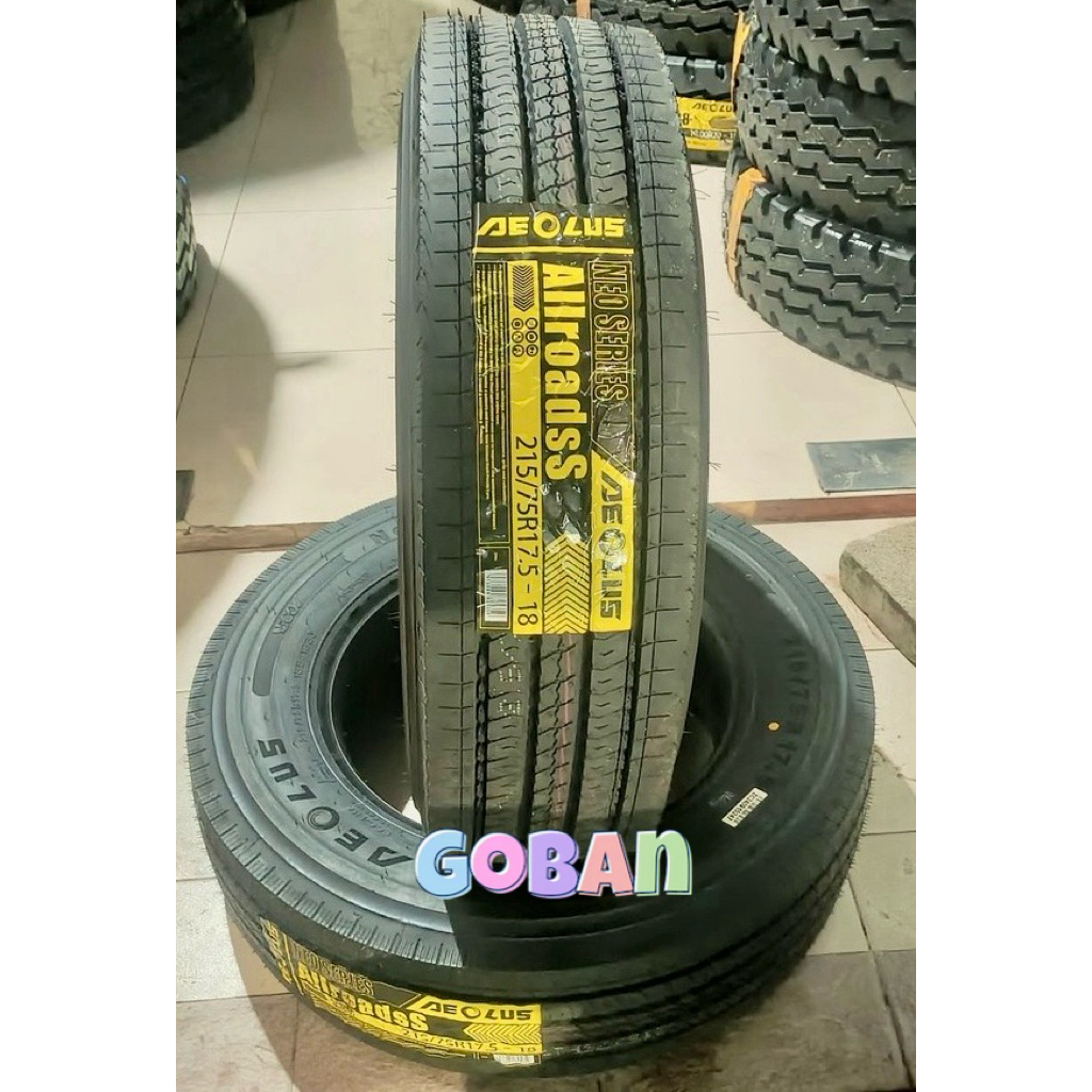 Ban bus 215/75 r17.5 Aeolus AllroadsS 18ply Tubeless 215 75 17.5 Aeolus All Roads S ban bus radial k