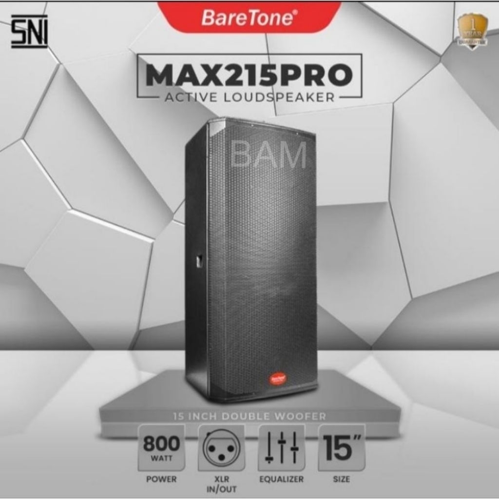 Baretone MAX215PRO Speaker Aktif Double 15 Inch 1000 Watt Original