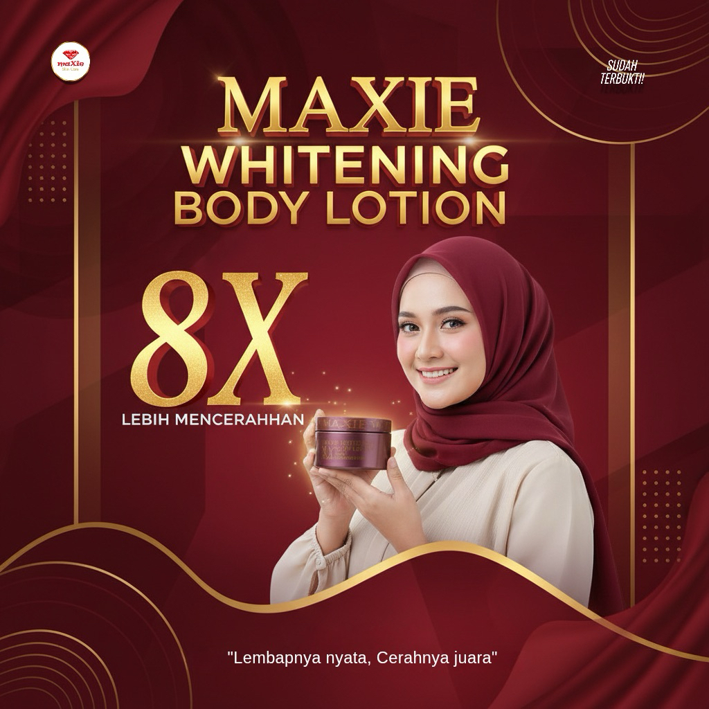 Whitening Body Lotion Maxie 300ml Booster Maxie Body Lotion