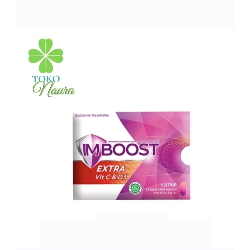 IMBOOST EXTRA VIT C dan VIT D SUPLEMEN DAYA TAHAN TUBUH