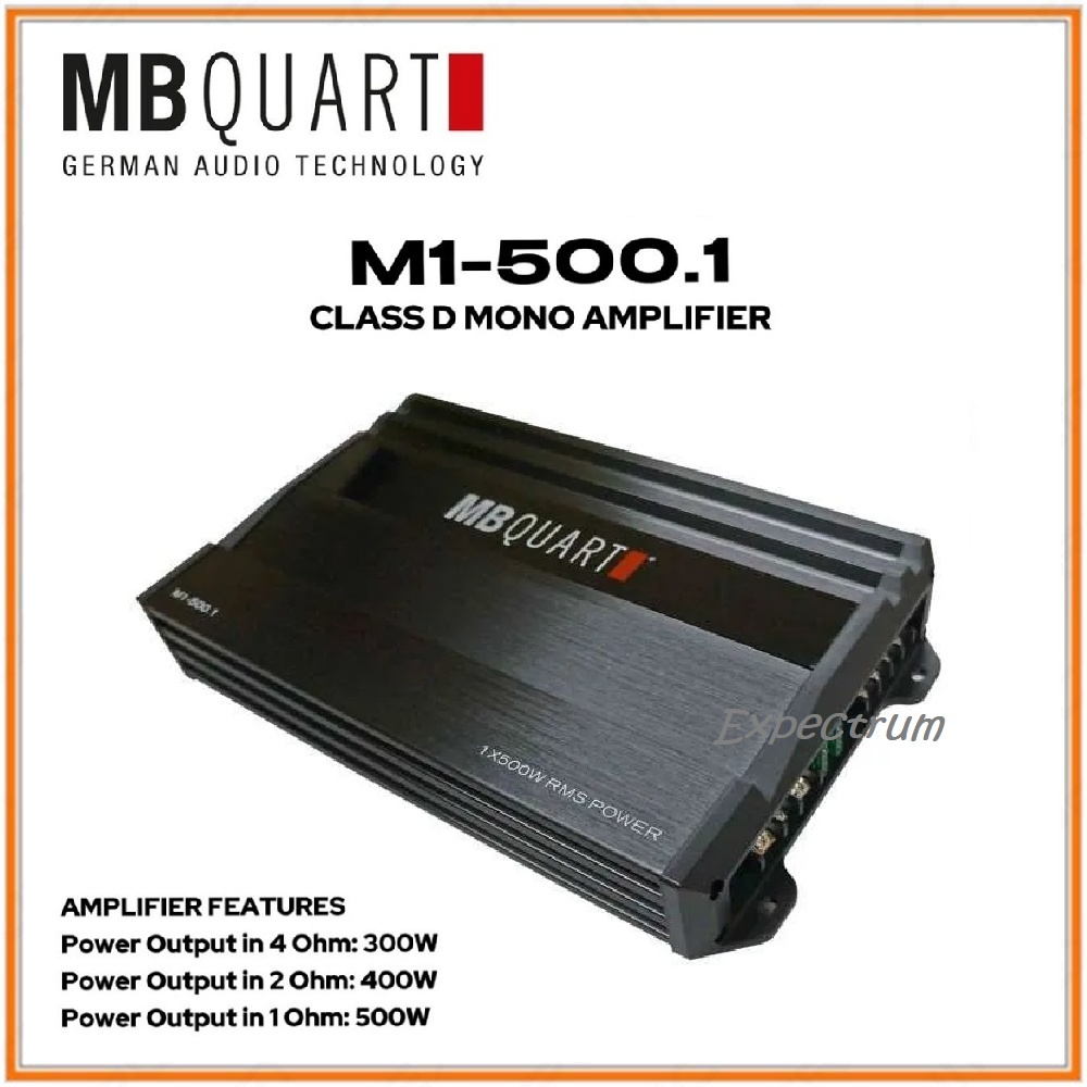 Power MB QUART M1-500.1  Amplifier Class D Monoblock 500W
