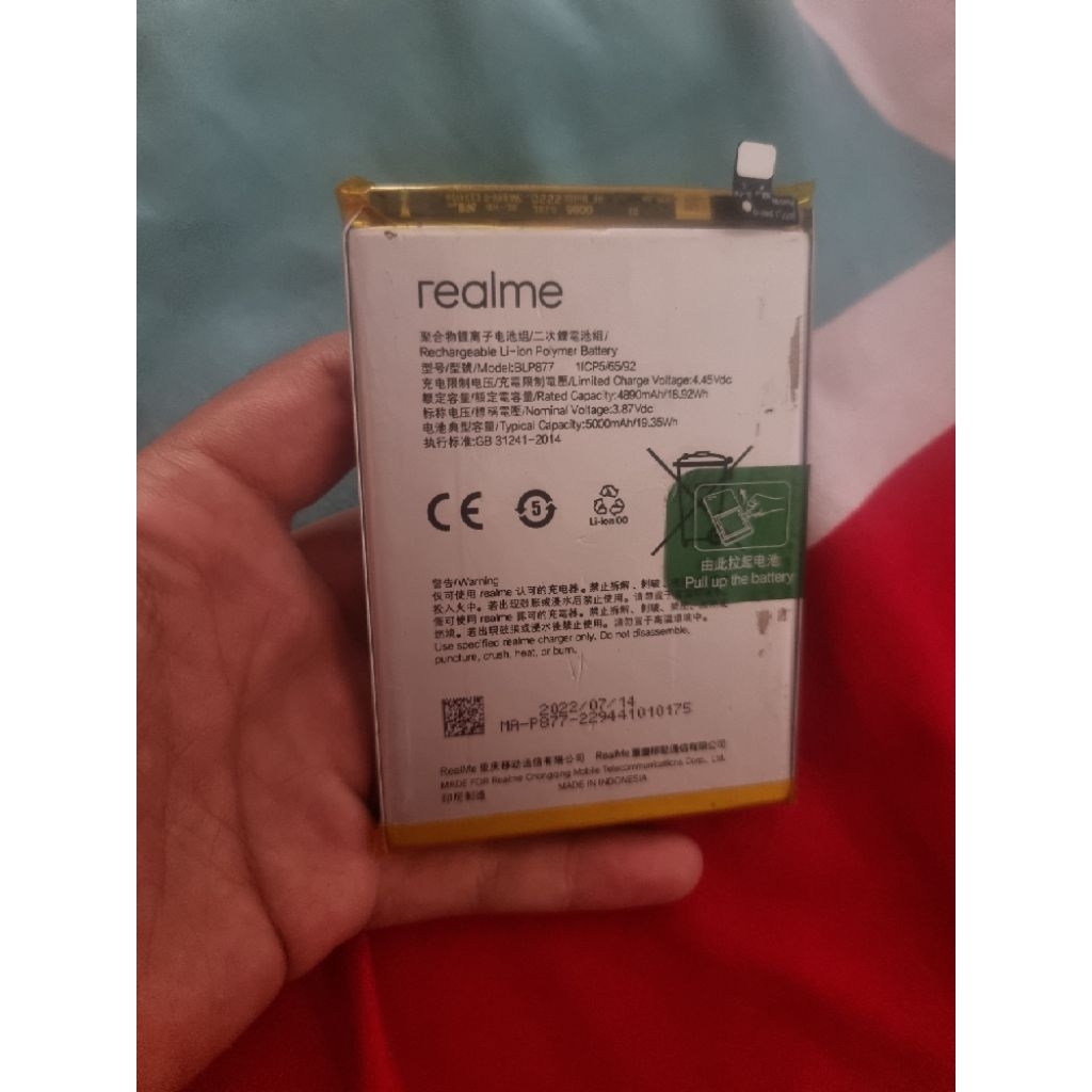 btarai realme c35 ori copotan hp mulus garansi