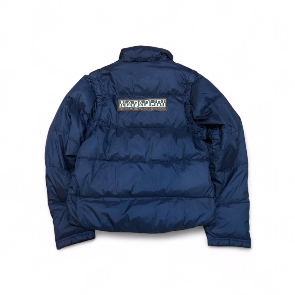 Napapijri Puffer down bulang bulu angsa jacket  Removable Sleeves size M