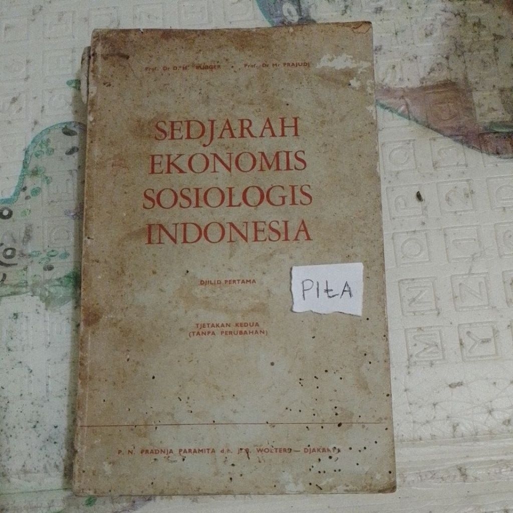 sejarah ekonomi sosiologi Indonesia