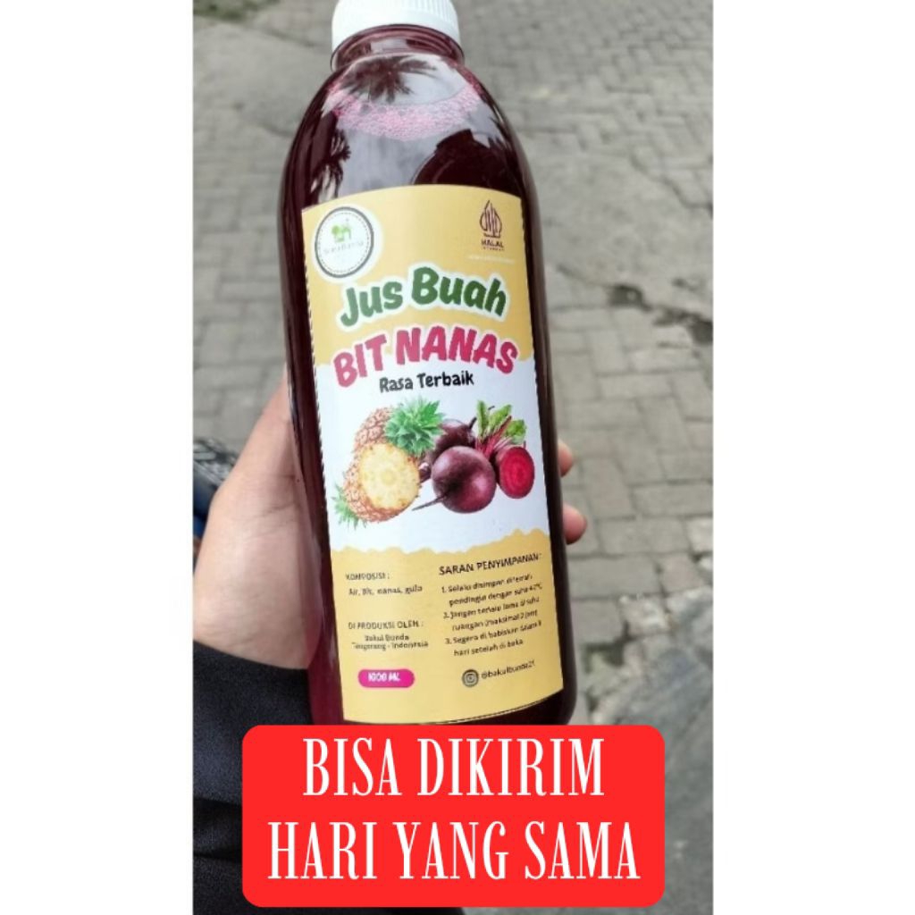 JUS BIT NANAS/ Jus Buah Bit mix Nanas/ Jus Sehat