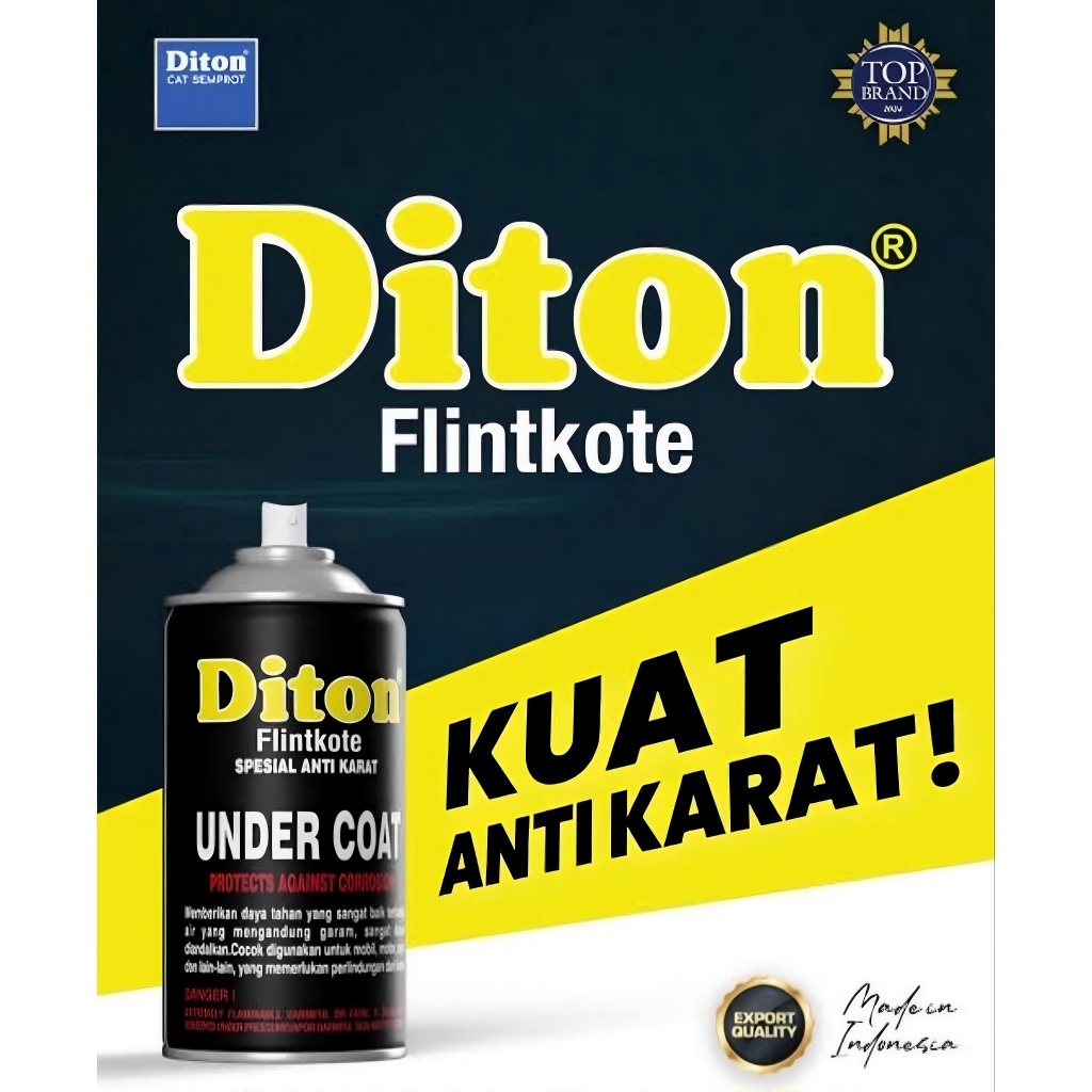 CAT ANTI KARAT DITON FLINKOTE UNDER COATS 300cc / Cat Spray Anti Karat Diton untuk semua kebutuhan