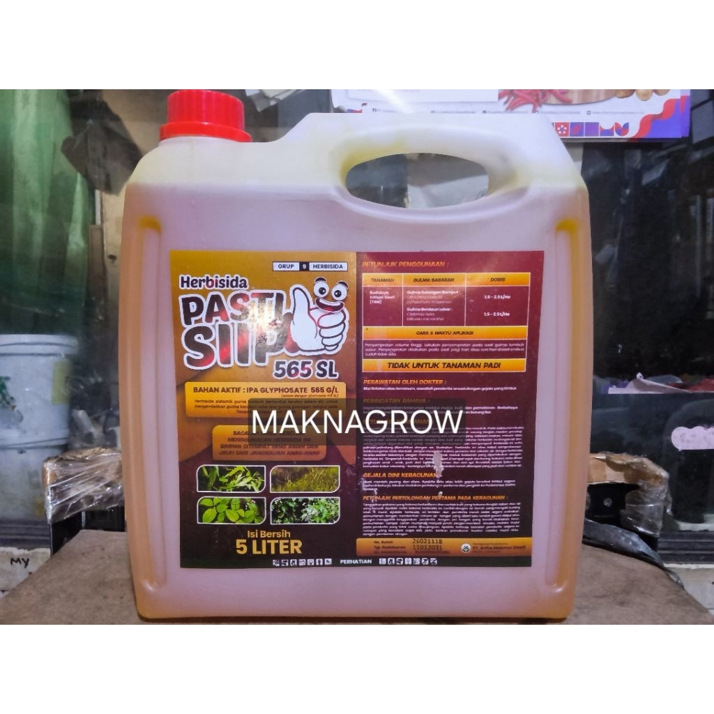 Herbisida sitemik PASTI SIIP 565 SL Racun rumput 5 liter