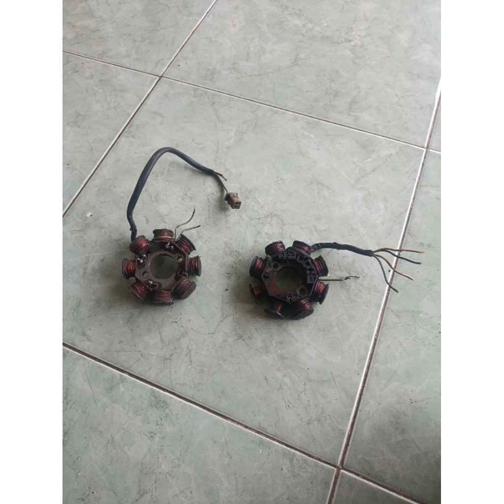 SPUL LILITAN SPUL LAMPU SATRIA 2TAK HIU LUMBA ORIGINAL COPOTAN NORMAL