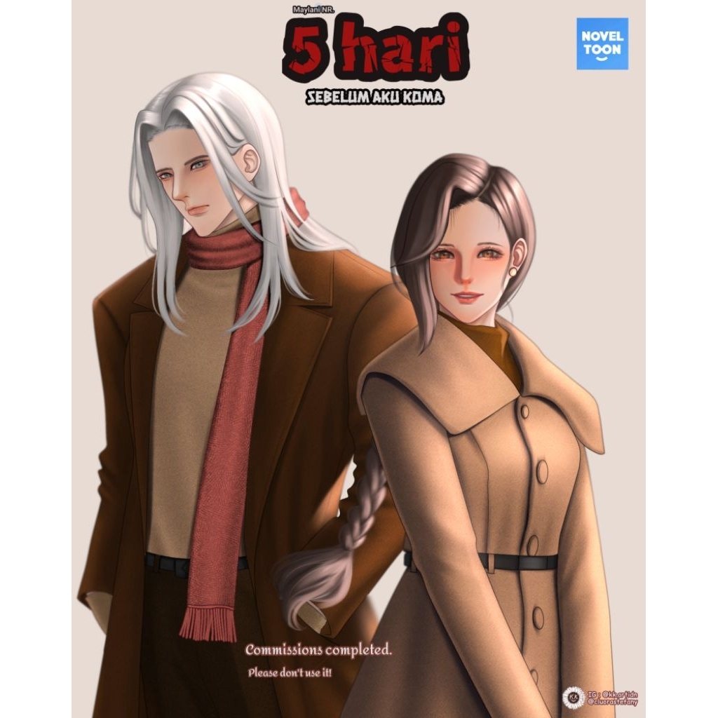Jasa gambar anime/semi manhwa digital art