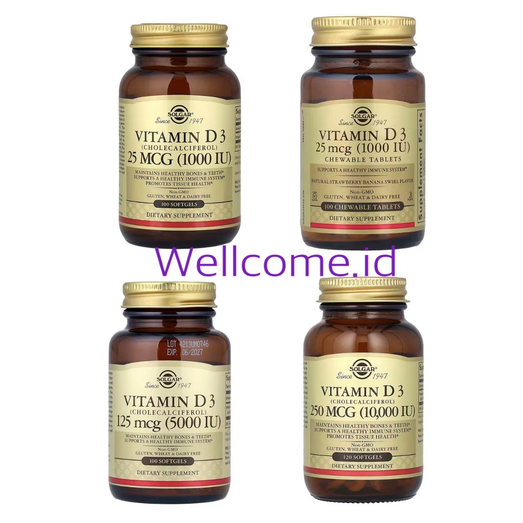 SOLGAR VITAMIN D3 1000IU 10000IU