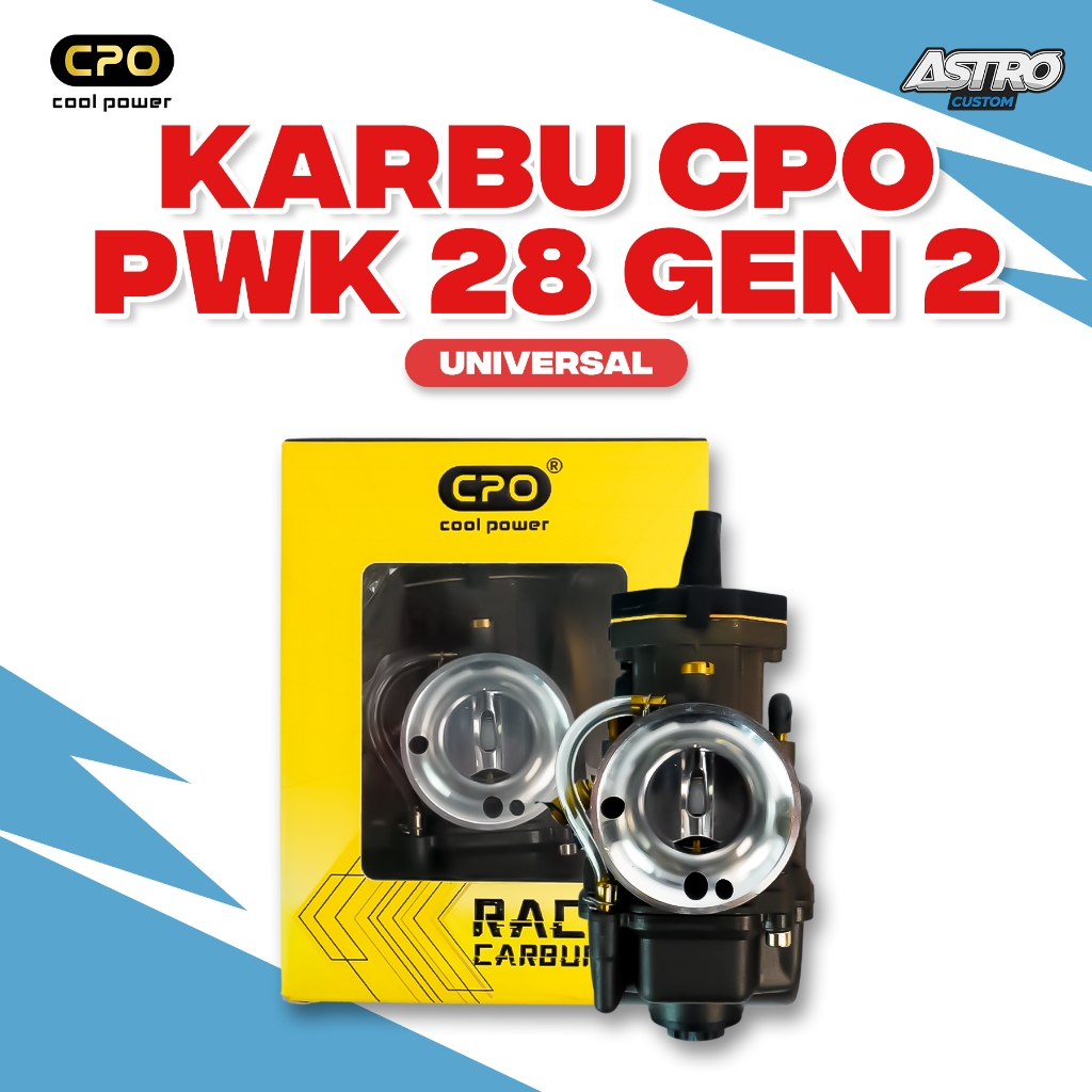 Karburator CPO PWK Gen 2 Beat Scoopy Vario 110 Mio Soul Fino Xeon Karbu Supra Vega Carburator Racing
