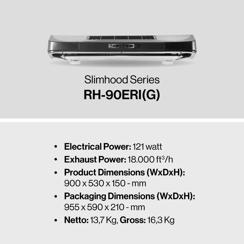 COOKER HOOD RINNAI RH-90ERI(G)