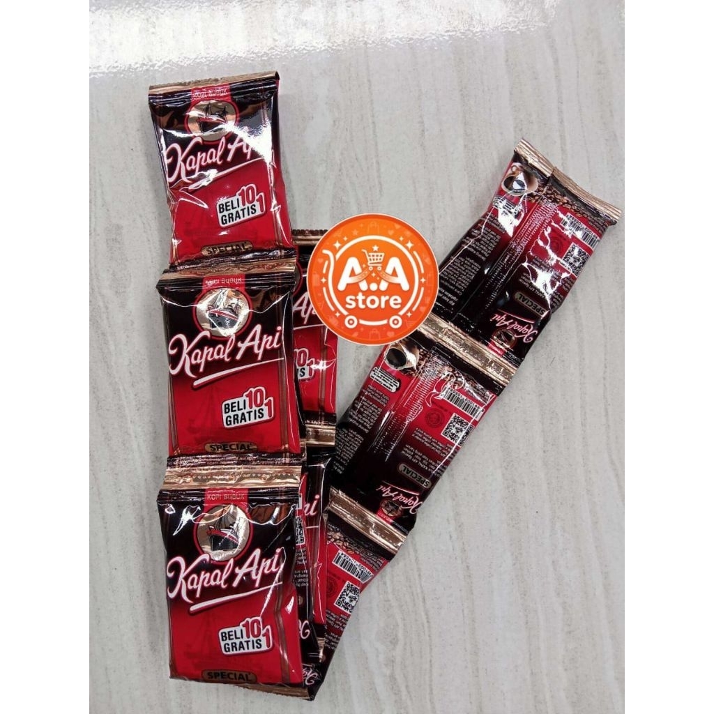 kopi Kapal Api Mini Tanpa Gula - 1 dus 20 renceng
