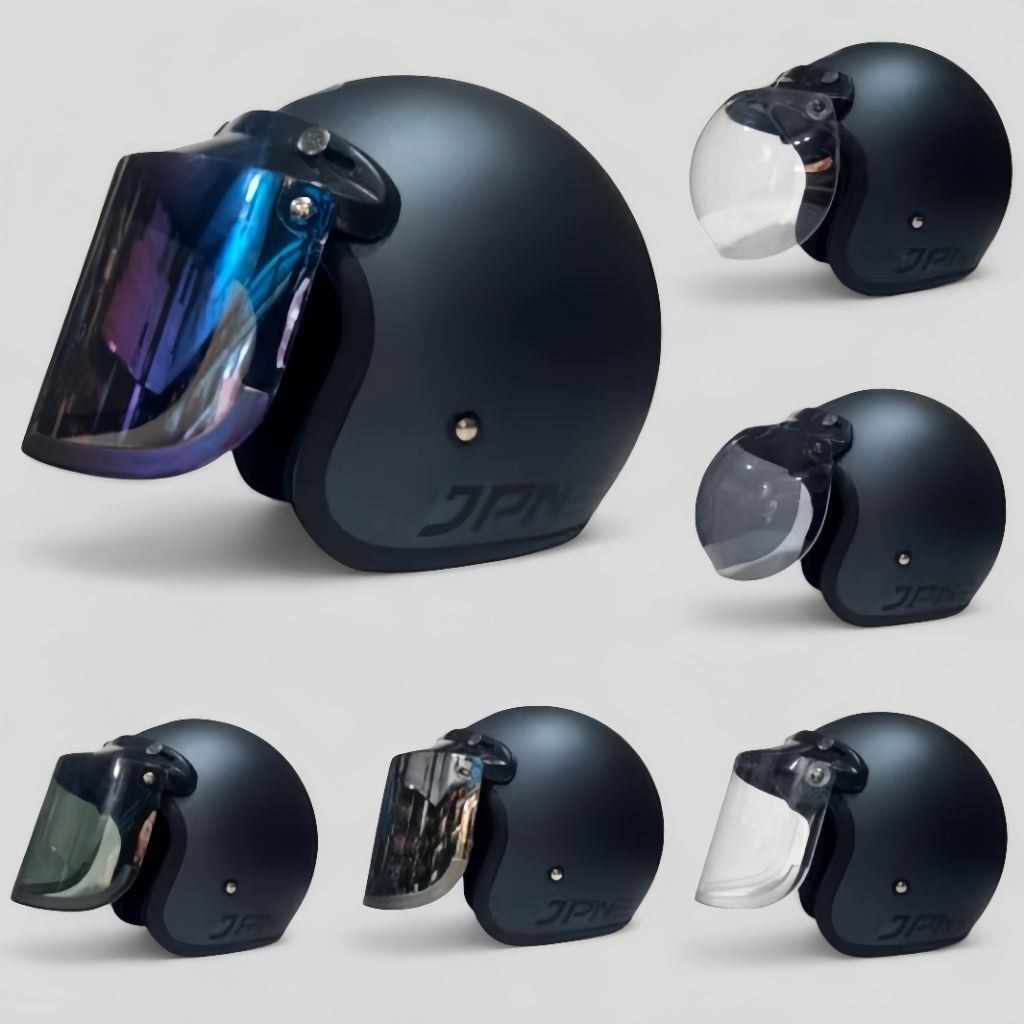 Helm jpn abu algrey dof ORIGINAL 100% Asli