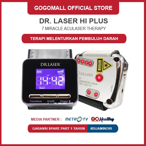 DR LASER HI PLUS - ASAM URAT TERKENDALI TIDUR LEBIH NYAMAN - ALAT TERAPI LASER KESEHATAN DENGAN AKUL