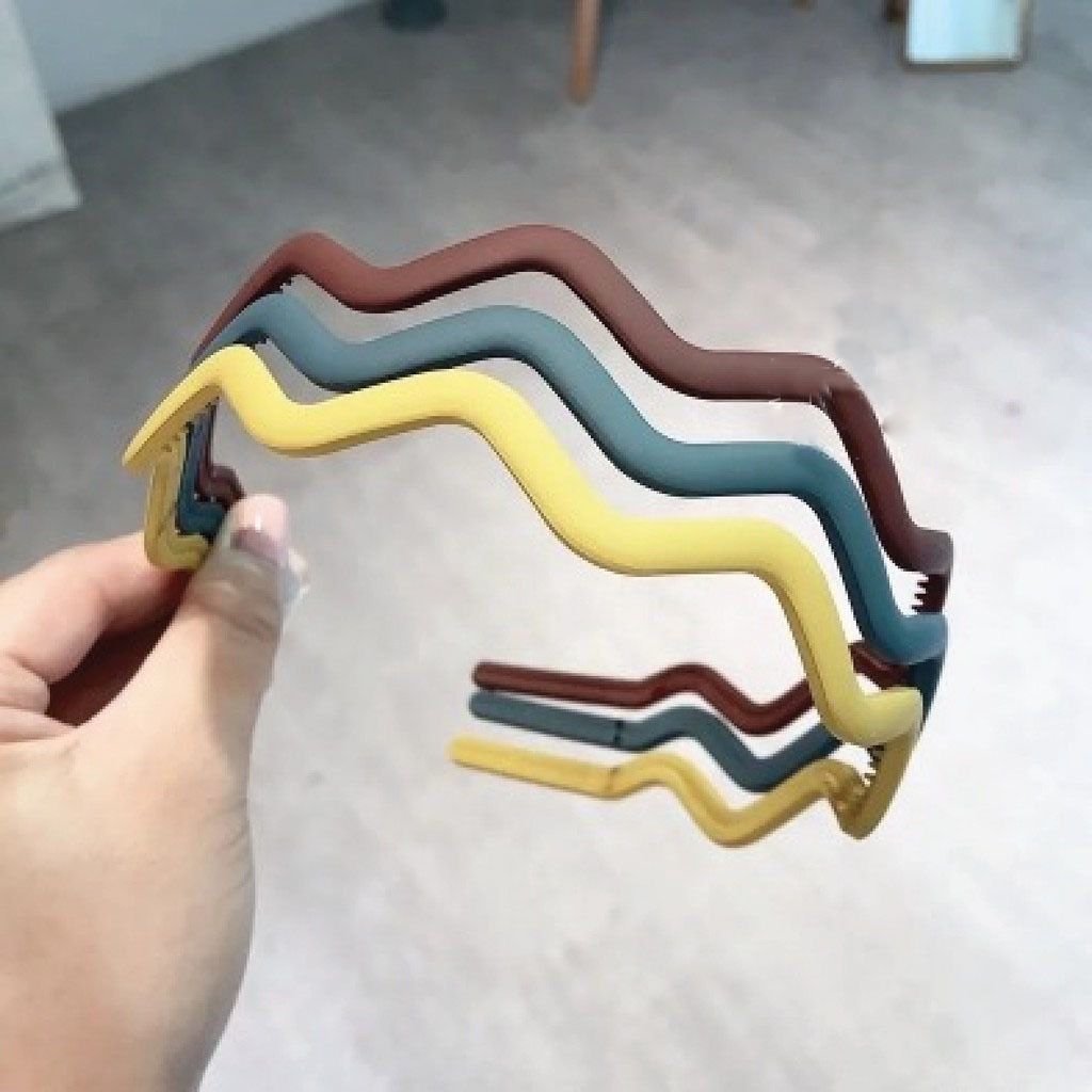 Bando wanita bahan plastik doff hairband headband aksesoris accesories fashion gaya korea korean sty