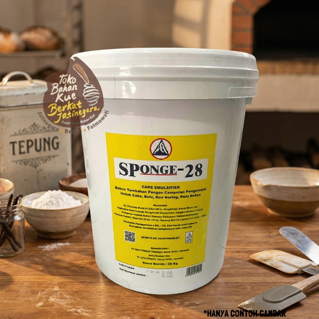SPONGE 28 KEMASAN 20 KG / CAKE EMULSIFIER / PENGEMBANG KUE / SP 28 / PAIL