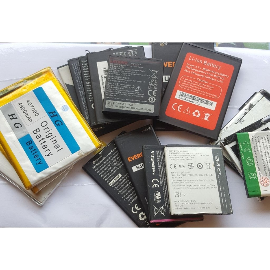 BATERAI BEKAS TABLET/HP BAHAN DIY
