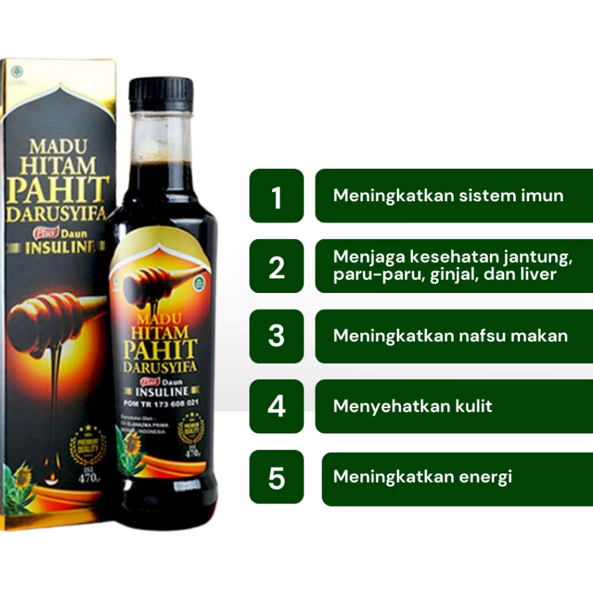 Madu Pahit Darusyifa - Madu Pahit plus Insulin - Madu Pahit Plus Propolis