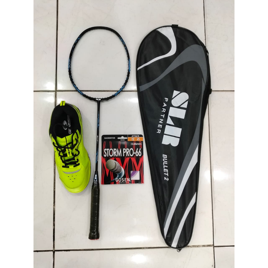 Promo Raket Badminton SLR Bullet Series + Sepatu Genesis Original