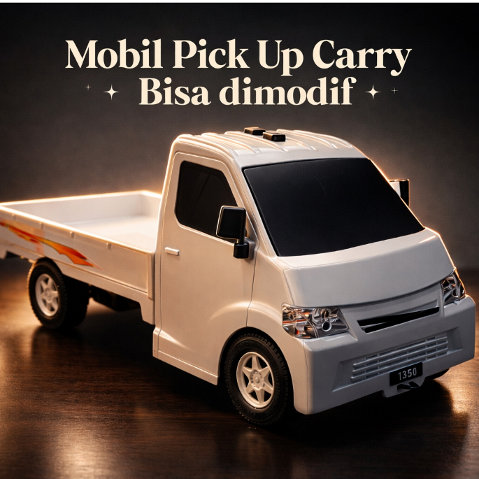 Mobil Mainan Anak Pick Up Lampu Tanpa MUSIK DAN LAMPU | Truk Mainan Tarik Dorong | Mobil Truk Anak M