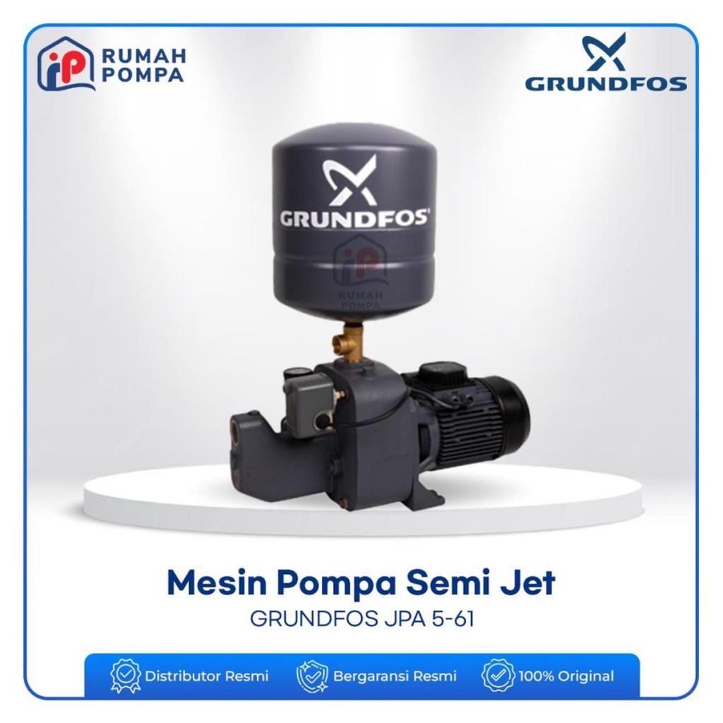 MESIN POMPA SEMI JET PUMP GRUNDFOS JP BASIC 5 / JPA 5-61