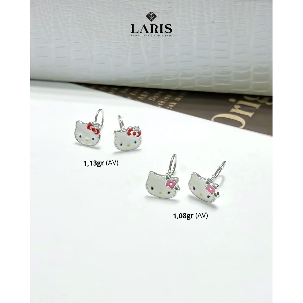 Laris Jewellery anting anak toge putih