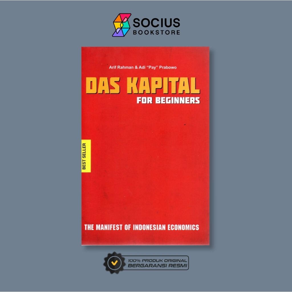BUKU BEST SELLER SOSIAL POLITIK [ ORIGINAL ] DAS KAPITAL FOR BEGINNERS - ARIF RAHMAN - NARASI - SOCI