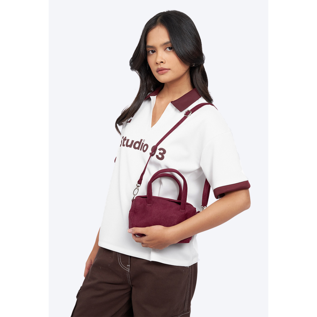 COLORBOX Maroon Sling Bag