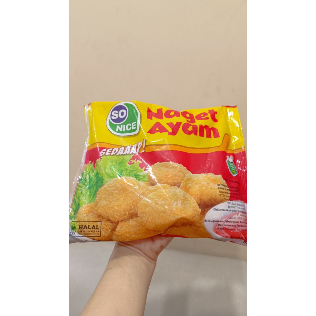 So Nice Sedaaap Nugget 500 gram