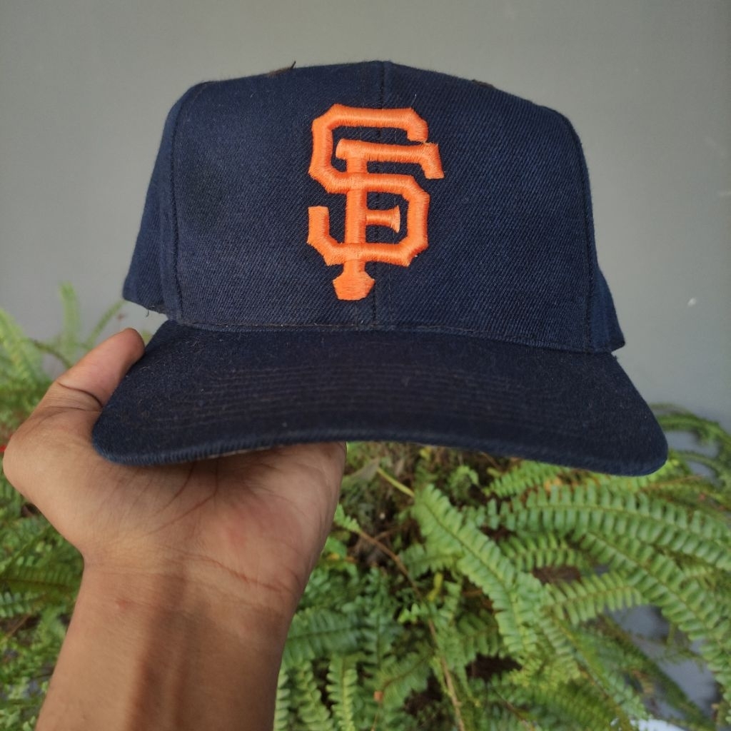 TOPI VINTAGE MLB SF PLAIN LOGO WOOL